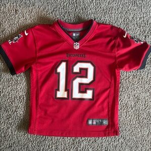 Nike Kids Red Buccaneers Jersey with Number 12